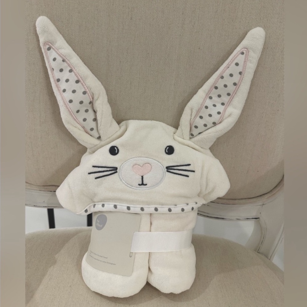 🦢 Organic Cotton Hooded Animal Towel NWT by The Littlest